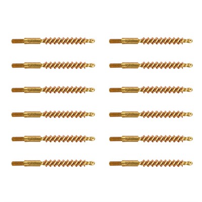 STANDARD LINE BRONZE PISTOL BRUSH 17 CALIBER 12 PACK