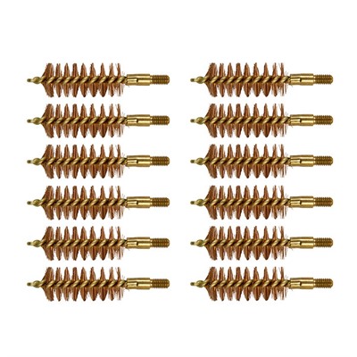 SPECIAL LINE BRUSH, BRASS, .50 CALIBER PISTOL, 12 PACK