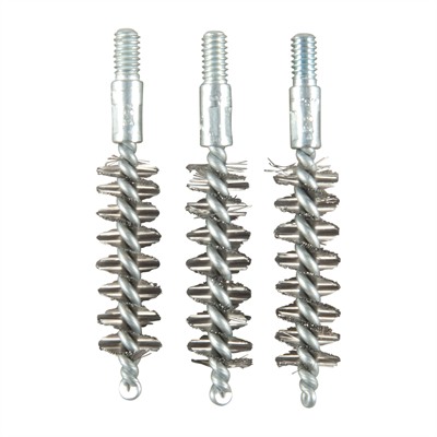 STANDARD LINE BRUSH, 9MM/.38/.357 CAL HANDGUN, SS, 3 PACK