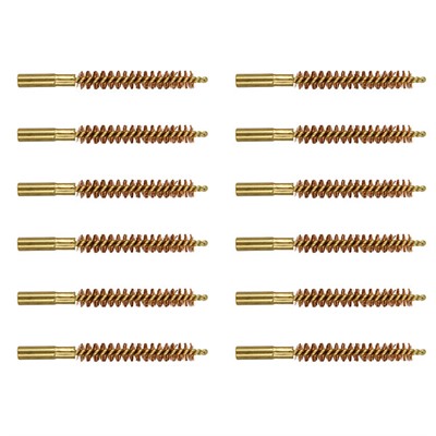SPECIAL LINE DEWEY BRUSH, BRONZE, 8MM RIFLE, 12 PACK