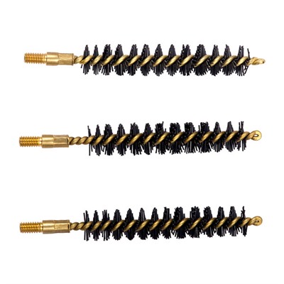 HEAVY WEIGHT NYLON RIFLE BRUSH 375 CALIBER 3 PACK