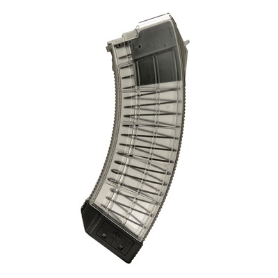 AK30R 30-RD MAGAZINE CLEAR W/ BLACK INTERNALS 7.62X39