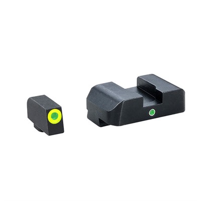 GREEN/GREEN SIGHT SET FOR GLOCK~ SMALL FRAME