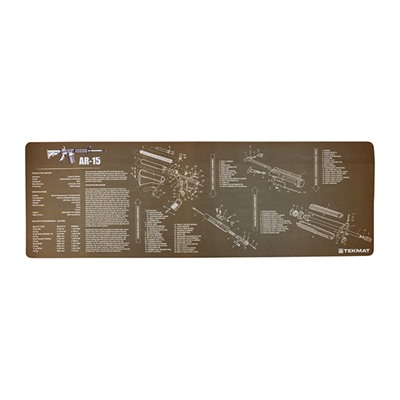 TEKMAT LONG GUN CLEANING MAT FOR AR-15 OD GREEN