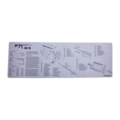 TEKMAT LONG GUN CLEANING MAT FOR AR-15 GRAY