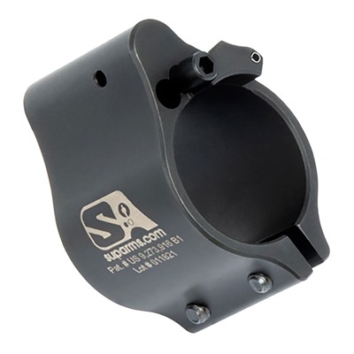 AR-15 CLAMP ON ADJUSTABLE GAS BLOCK .875'' BLACK