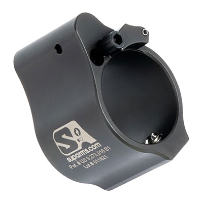 AR-15 SOLID ADJUSTABLE GAS BLOCK .875'' BLACK