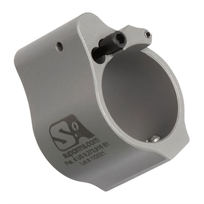 AR-15 SOLID ADJUSTABLE GAS BLOCK .875'' STAINLESS STEEL