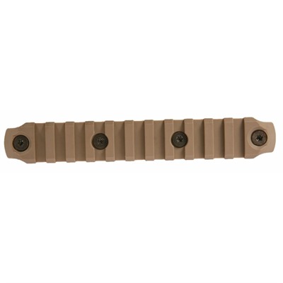 KEYMOD PICATINNY NYLON RAIL SECTION 5.5 INCH FDE