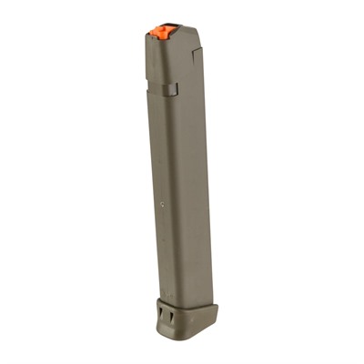 MAGAZINE FITS 17/34 9MM 33-RD POLYMER OD GREEN
