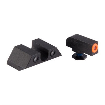 GLOCK 42/43 ORANGE FRONT & BLACK U-SHAPED NOTCH REAR