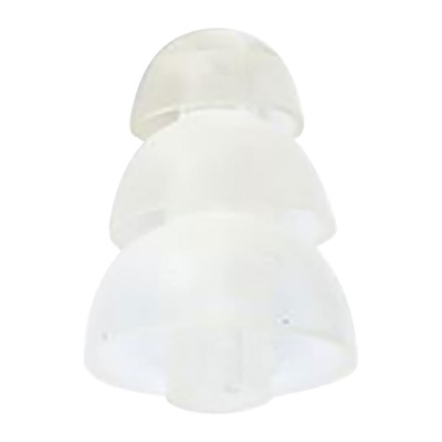 REPLACEMENT LARGE CLEAR EARTIPS 10/PACK