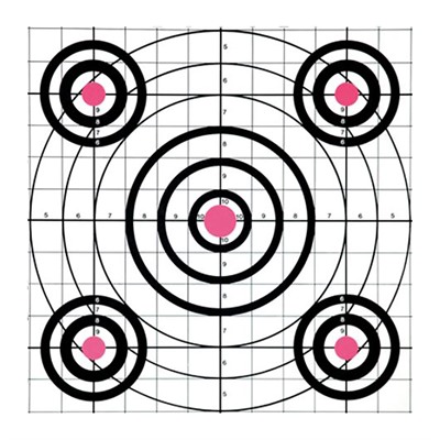 ORANGE & WHITE BULL TARGETS 12/PACK