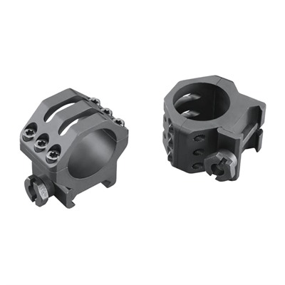 30MM SIX-HOLE PICATINNY RINGS, HIGH