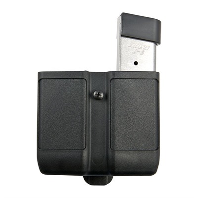 SINGLE STACK DOUBLE MAG CASE, BLACK