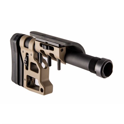 SKELETON CARBINE STOCK WITH CHEEK RISER 9.75IN FDE
