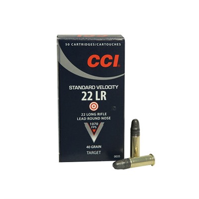 22 LONG RIFLE 40GR LEAD ROUND NOSE 50/BOX