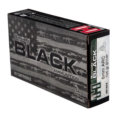 BLACK 6MM ARC 105GR BOAT TAIL HOLLOW POINT 20/BOX