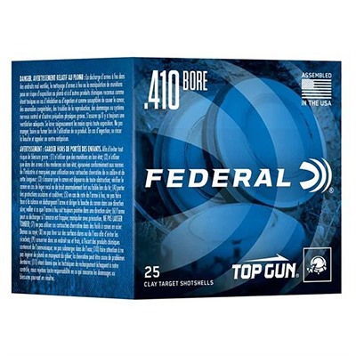 TOP GUN 410 BORE 2-1/2'' 1/2OZ #9 SHOT 25/BOX