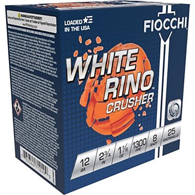 WHITE RINO CRUSHER 12 GAUGE 2-3/4'' 1-1/8OZ #8 25/BOX