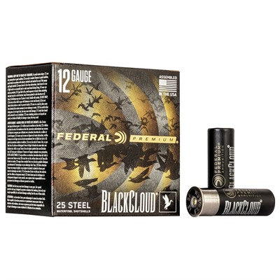 BLACK CLOUD FS STEEL 12 GAUGE 3'' 1-1/4OZ #4 SHOT 25/BOX