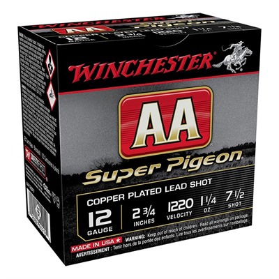 AA 12 GAUGE 2-3/4'' 1-1/4OZ # 7.5 SHOT 25/BOX