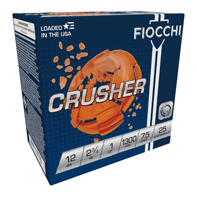 CRUSHER 12 GAUGE 2-3/4'' 1OZ #7.5 SHOT 25/BOX