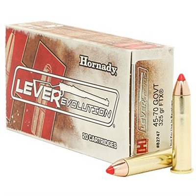 LEVEREVOLUTION 45-70 GOV 325GR FTX POLYMER TIP 20/BOX
