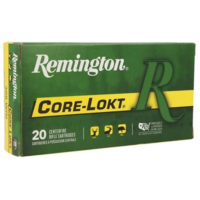 CORE-LOKT 308 WINCHESTER 180GR CORE-LOKT SOFT POINT 20/BOX