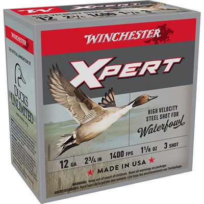 XPERT WATERFOWL 12 GAUGE 2-3/4'' 1-1/8OZ #3 25/BOX