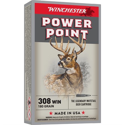 308 WINCHESTER 180GR POWER-POINT 20/BOX