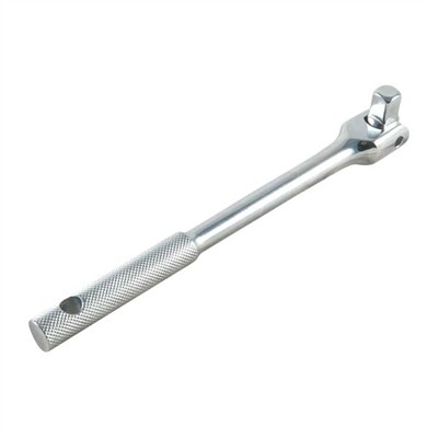 FLEX-HEAD DRIVE HANDLE, 10-1/2''L, 1/2'' SQUARE DRIVE, CHROME