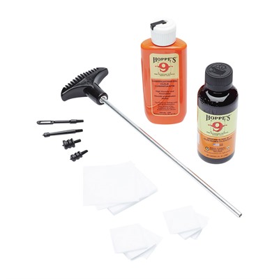 HOPPE'S 9MM-38 CALIBER PISTOL CLEANING KIT CLAMSHELL