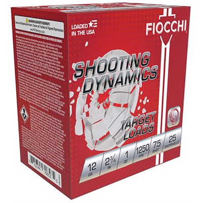 SHOOTING DYNAMICS 12 GAUGE 2-3/4'' 1 OZ #7.5 SHOT 25/BOX