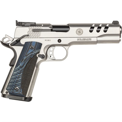 PC SW1911 45 ACP 5â BBL (2)8RD SS/BLUE