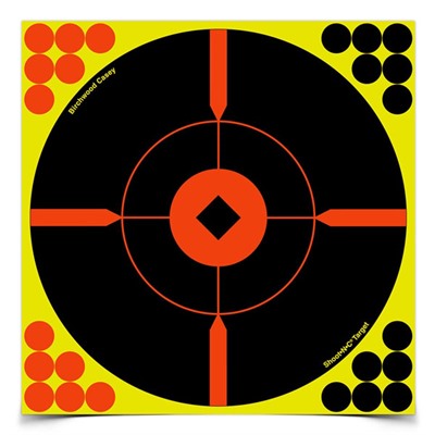 SHOOT-N-C 12'' BULL'S-EYE ''BMW'' TARGET 5 SHEET PACK