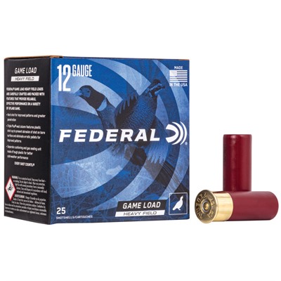 GAME LOAD UPLAND HF 12 GAUGE 2-3/4'' 1-1/4OZ #6 SHOT 25/BOX