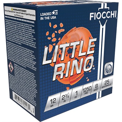 LITTLE RINO 12 GAUGE 2-3/4'' #8 SHOT SHOTGUN AMMO