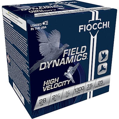 UPLAND GAME 28 GAUGE 2-3/4'' 3/4OZ #7.5 SHOT 25/BOX