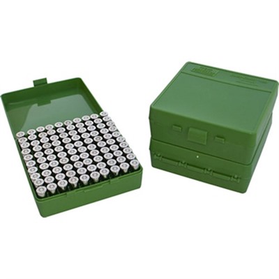 MTM AMMO BOX 100 ROUND FLIP-TOP 40 10MM 45 ACP