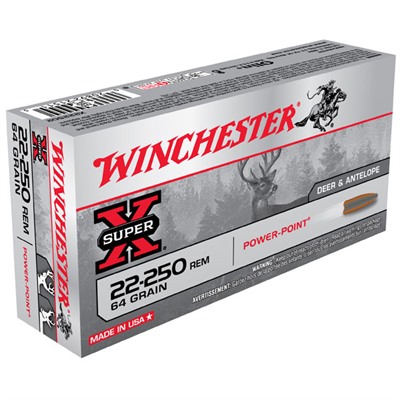 WINCHESTER SUPER-X 22-250 64GR PP 20/BX