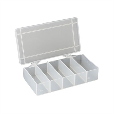 STORAGE BIN, 5 COMPARTMENT, 5-7/8''X3-1/2''X1-3/4'', 2 PACK