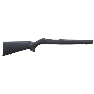 RUGER 10/22 RUBBER COVERED STOCK .920 BULL FIBERGLASS BLK