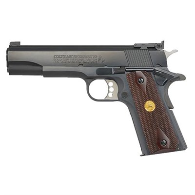 GOLD CUP NAT'L MATCH 9MM LUGER 5'' BBL (1)9RD MAG BLUED/WOOD