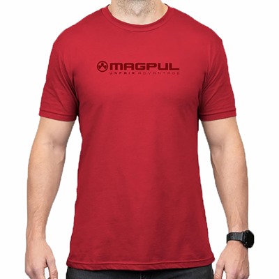 UNFAIR ADVANTAGE COTTON T-SHIRT RED SMALL