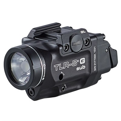 TLR-8 X G SUB GUN LIGHT W/RAIL MOUNT FOR GLOCK 43X/48MOS BLK