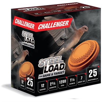 STEEL LOAD 12 GAUGE 2-3/4'' 1-1/8 OZ #7 STEEL SHOT 250/CASE