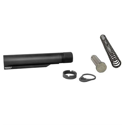 AR15 PREMIUM MILSPEC BUFFER TUBE ASSEMBLY W/SUPER 42, H2 BLK