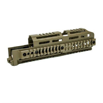 AK ALPHA SERIES QUAD RAIL HANDGUARD 10.0'' - FDE