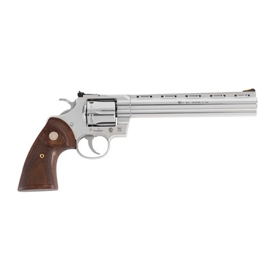 PYTHON 357 MAGNUM/38 SPECIAL 8'' BBL 6 ROUND STAINLESS